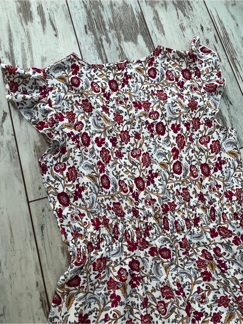PRETTYGARDEN Floral High Low Dress Womens Medium NWT Boho Tiered Ruffle Medium - Picture 12 of 16